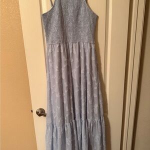 Light Blue Maxi Dress XL Lined